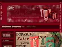 Tablet Screenshot of prezenty.decorisus.pl