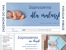 Tablet Screenshot of dzieci.decorisus.pl